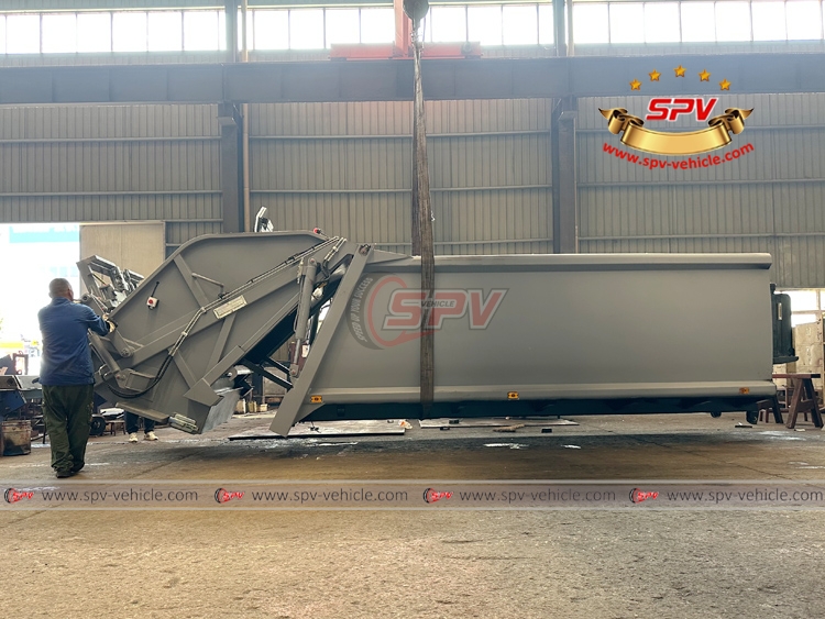 11 CBM Garbage Compactor Body to Brunei-2 11 CBM Garbage Compactor Body to Brunei-2